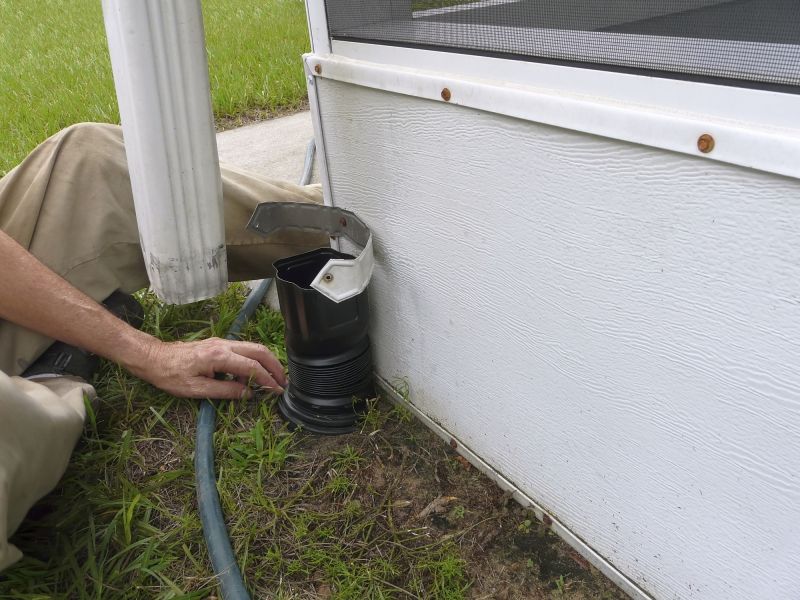 Downspout Discharge Point